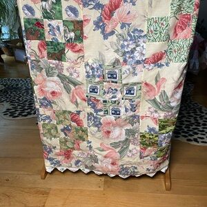 vintage Floral Patchwork Quilt